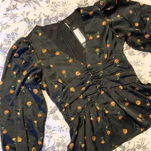 EUC Nasty Gal Floral Blouse